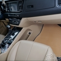 Автомобильные коврики EVA на Kia Carnival III (9мест) 2+2+3 без трансформеров (2014-2021)