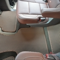 Коврики текстильные на Chevrolet Tahoe IV 3 ряда (2014->)