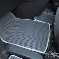 Двухслойные коврики EVA на Toyota Vellfire I пр.руль (2008-2014) 2 ряд - 2 места