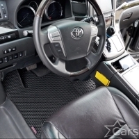 Двухслойные коврики EVA на Toyota Alphard II (2008-2014)