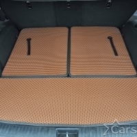 Двухслойные коврики EVA на Hyundai Santa Fe IV 3 ряда (2018-2020)