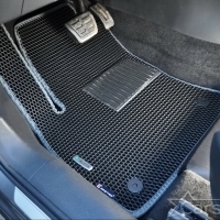 Двухслойные коврики EVA на Skoda Kodiaq I 3 ряда (2016->)