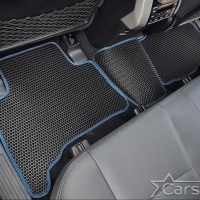 Двухслойные коврики EVA на Lexus GX II 460 рестайл 3 ряда (2013->)