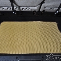 Автомобильные коврики EVA на Dodge Grand Caravan V (2007-2020) 2 ряд: кресла 2+1 без прохода