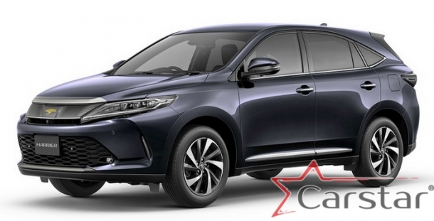Текстильные коврики для Toyota Harrier III XU60 пр.руль (2013->)