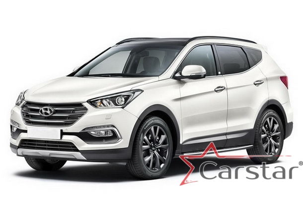 Двухслойные коврики EVA для Hyundai Santa Fe III 3 ряда (2012-2018)