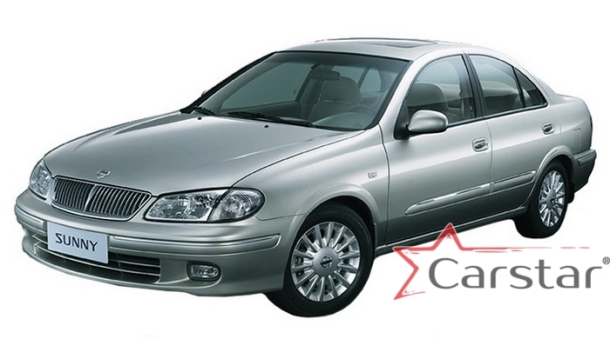 Автомобильные коврики EVA 3D для Nissan Sunny N16 пр.руль (2000-2005)