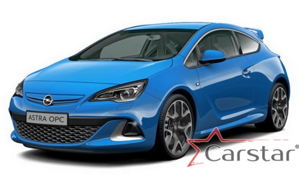 Автомобильные коврики EVA 3D для Opel Astra J GTC (2009-2017)