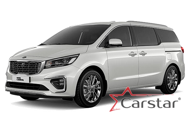 Автомобильные коврики EVA 3D для Kia Carnival III (9мест) 2+2+3 без трансформеров (2014-2021)