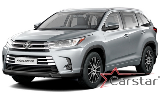 Автомобильные коврики EVA 3D для Toyota Highlander III 3 ряда (2013-2019)