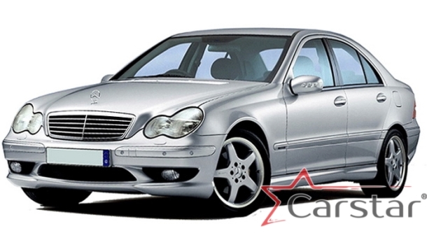 Автомобильные коврики EVA 3D для Mercedes-Benz C-klasse II W203 4WD (2000-2006)